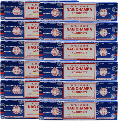 TRUMIRI Incense Stick Holder Bundle with Satya Sai Baba Nagchampa 250g Bulk Incense Sticks Nag Champa Agarbatti - Pack of 1 (Approx 250 Insence-Sticks)