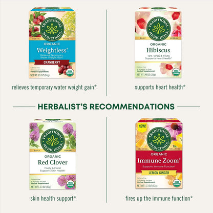 Traditional Medicinals Organic, Dandelion Leaf & Root - Dandelion Root Tea, Supports Normal Detox + Digestion - Kosher, Non-GMO, Caffeine-Free, Compostable - 16 Tea Bags