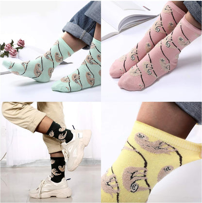 Jeasona Cute Cat Gifts for Women Animal Cat Socks Wife Mom Girlfriend Daughter
