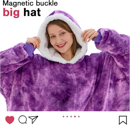 yescool Wearable Blanket Hoodie as Christmas Birthday Gifts for Women Mom - Colors B