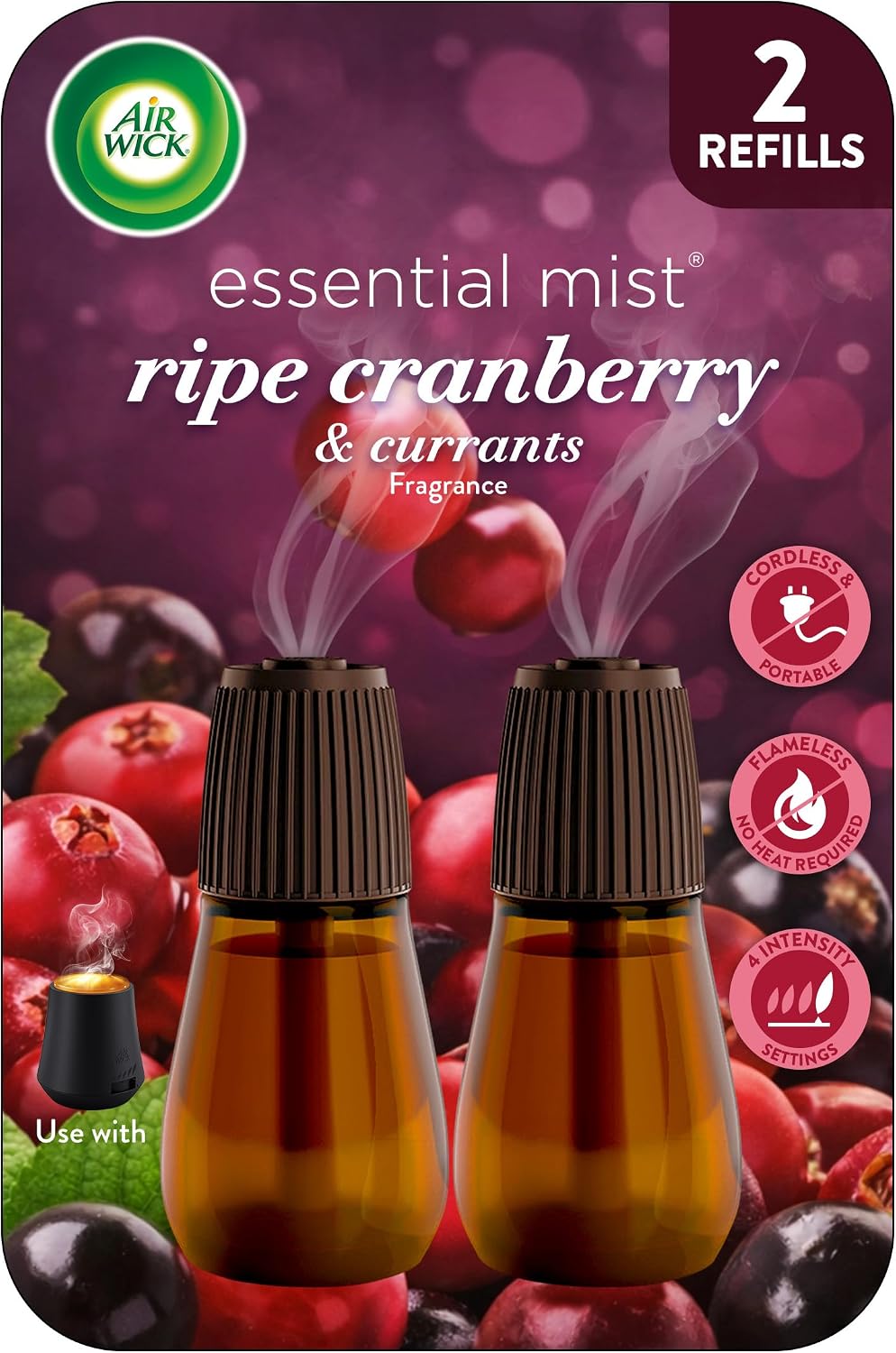 Air Wick Essential Mist Refill, Essential Oils Diffuser, Lavender and Almond Blossom, 3 ct, Air Freshener, Aroma diffuser