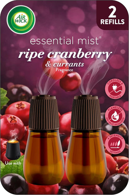 Air Wick Essential Mist Refill, Essential Oils Diffuser, Lavender and Almond Blossom, 3 ct, Air Freshener, Aroma diffuser