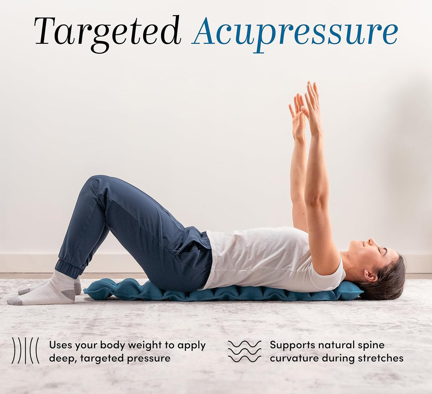 Halo Spine Stretcher for Back Pain Relief, Full Back Decompression, Upper and Lower Back Stretcher, Spine Alignment, and Deep Tissue Acupressure Therapy with 24 Massage Balls