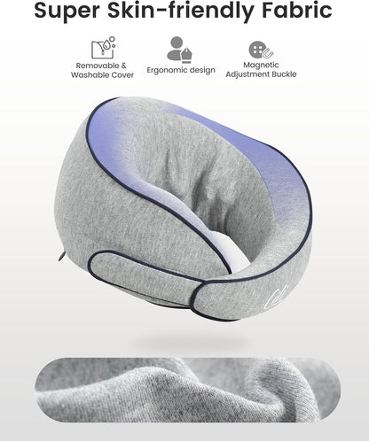 CILI Cordless Neck Massager Pillow with Heat, Shiatsu Neck Massager for Pain Relief Deep Tissue,Heated Massage Pillow for Travel,3 Adjustable Intensity, Gifts for Women Men
