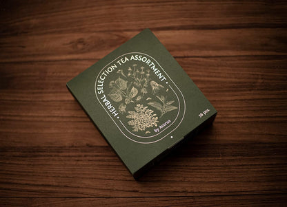 ACORUS Rituals Tea Set - Natural Fruit and Herbal Variety Pack, Tea Gift Set of 6 Different Teas, Sampler of 60 Bags Individually Wrapped