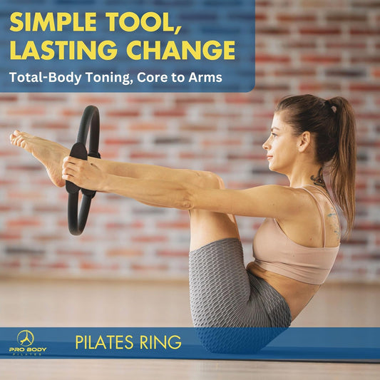 ProBody Pilates Kit — 14 Inch Ring, 9 Inch Ball, 4 Bands & Pump