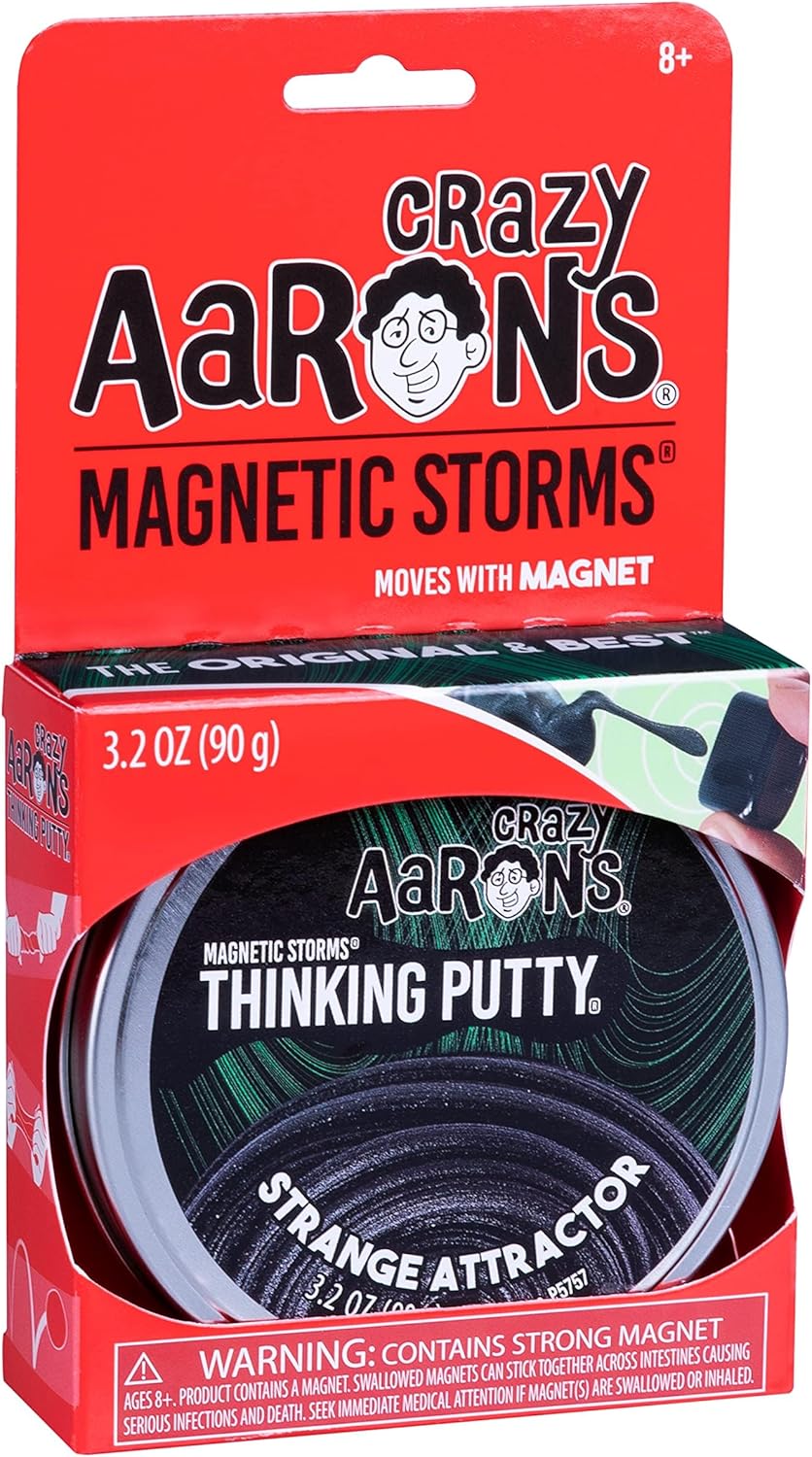 Crazy Aaron's Thinking Putty® - Happy Earth - Blue Sensory Putty for Kids and Grown ups in a 4" Tin - Creative and Endless Fun, Stress Relief Therapy Toys, Never Dries Out - Made in USA