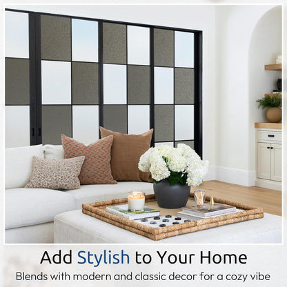 rabbitgoo Blackout Window Film Room Darkening Light Blocking 17.5" x 78.7" | Removable Static Cling without Glue, Tint & Privacy Film for Window Inside, Day & Night Sleep for Home Garage Bedroom House