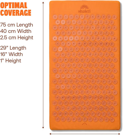 ShaktiMat Acupressure Mat for Relaxation, Massage Muscles, Aid Sleep & Unlock Inner Tension, Similar to Acupuncture, No Needles Required