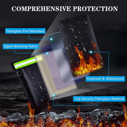 2 Pack Military Grade Faraday Bags for Phones