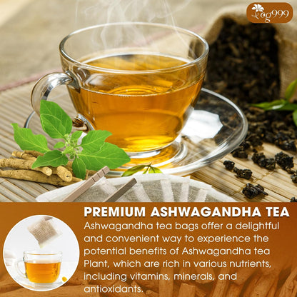 120 Bags Premium Turmeric Ginger Cinnamon Tea, Improve Digestion, Support Brain, Weight, Skin and Sleep, Eco-Conscious Tea Bags and Premium Natural Ingredients. Turmeric Ginger Herbal Tea. No Sugar, No Caffeine, No Gluten, Vegan.