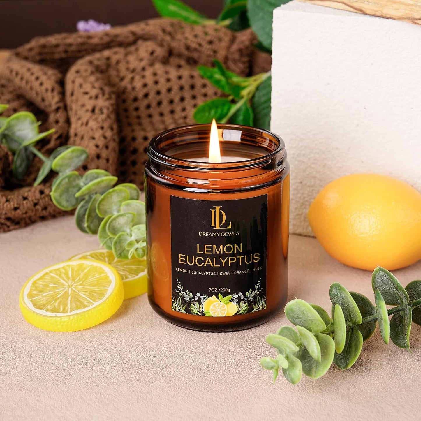 Scented Candles Set, 4 Pack Soy Candles for Home Scented, Candle Gifts for Women Men, 28oz 200 Hours Burn, Scents of Pineapple Cocktail/Coconut Vanilla/Pink Sands/Bahamian Breeze