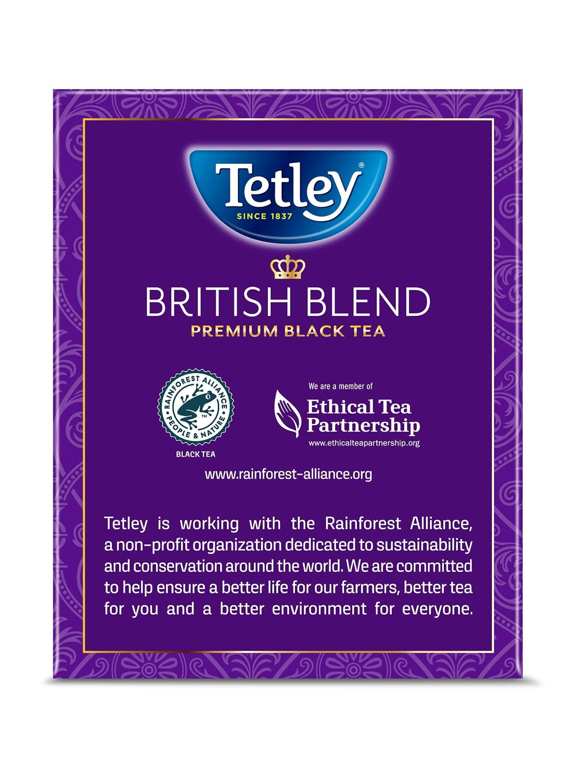 Tetley, British Blend Black Tea, 320 Count, Hot or Iced, Rich & Robust Black Tea