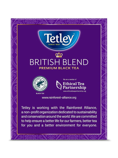 Tetley, British Blend Black Tea, 320 Count, Hot or Iced, Rich & Robust Black Tea
