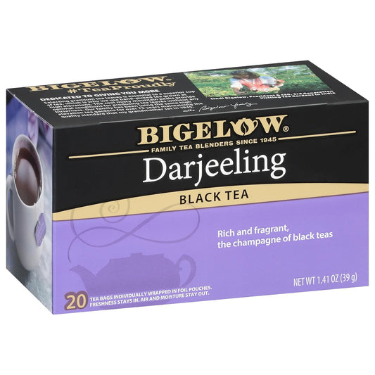 Bigelow Tea Darjeeling Black Tea, 20 Count (Pack of 6)