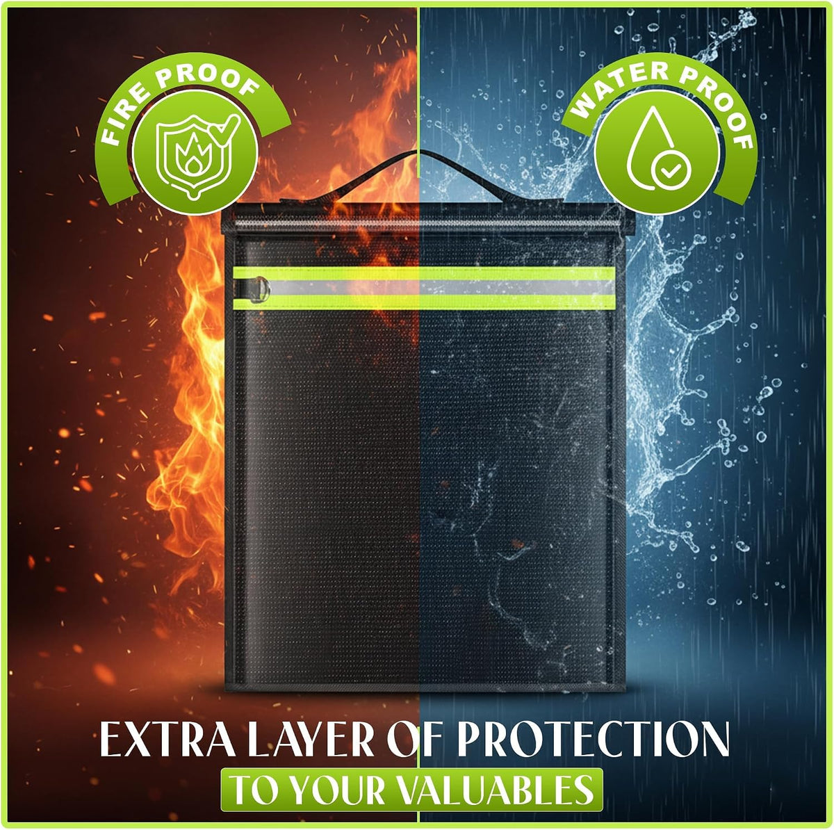 Large Faraday Bag for Laptop & Tablets, 16.9 x 15 Inches EMP Proof