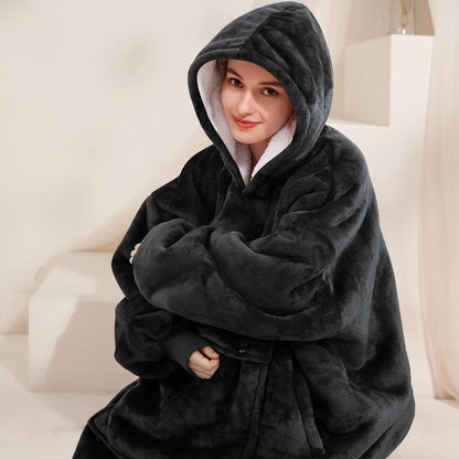 Narecte Cozy Oversized Blanket Hoodie Wearable Blanket Adults Soft Hooded Blanket Hoodie Birthday Gifts for Women Christmas - Colors A