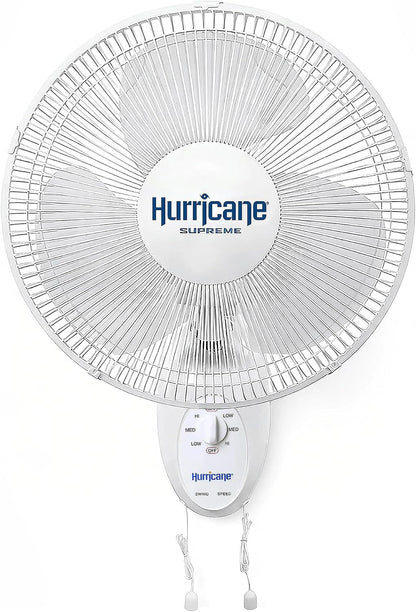 Hurricane Classic 6 Inch Clip Fan, 2 Speed Portable Desk Table Fan with Tilt, White