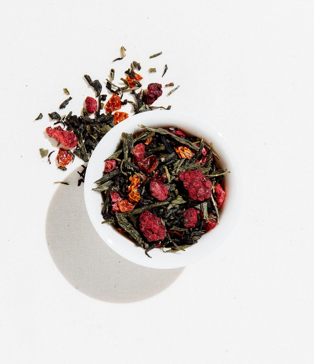 Art of Tea Organic Green Pomegranate 2.5oz Loose Leaf Tea Tin, Premium Fruity Green Tea Blend with Raspberry & Rosehips, Artisan Green Tea Loose Leaf for Hot or Iced Tea