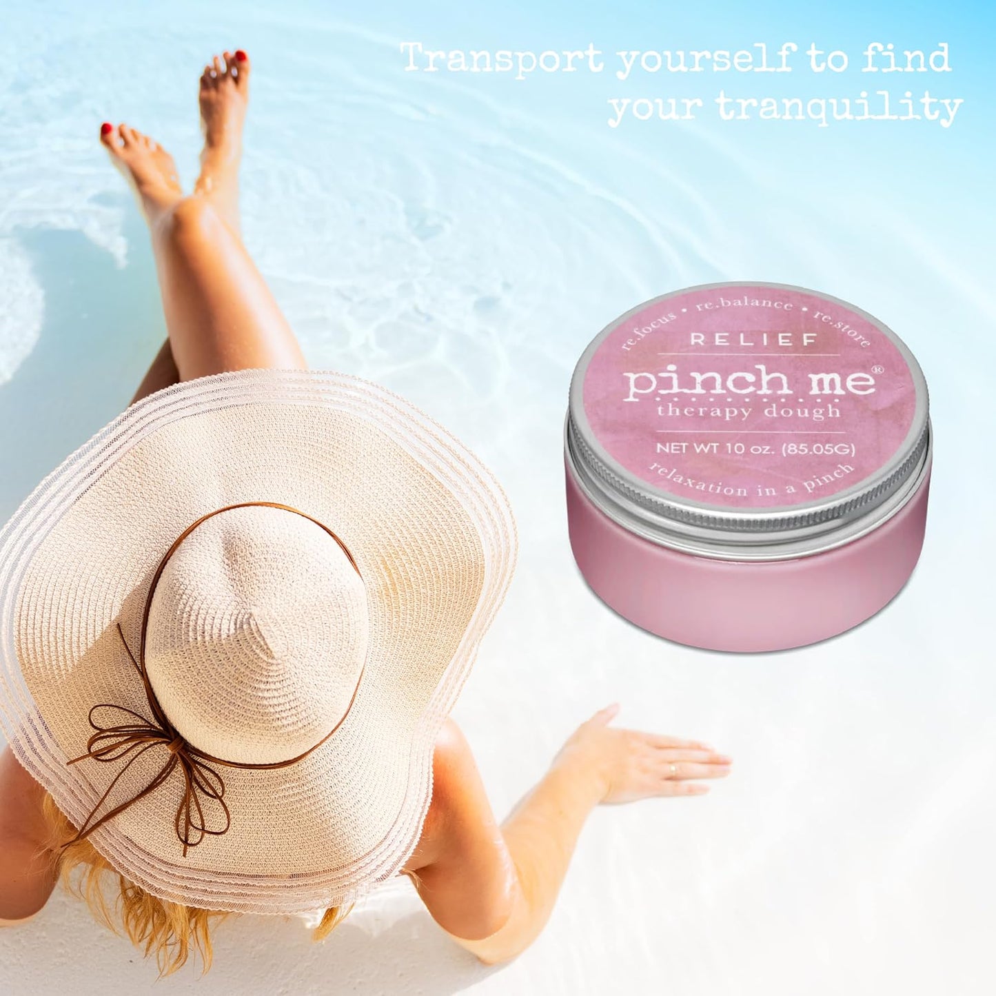 Pinch Me Therapy Dough - Holistic Aromatherapy Stress Relieving Putty - 10 Ounce Spa Scent