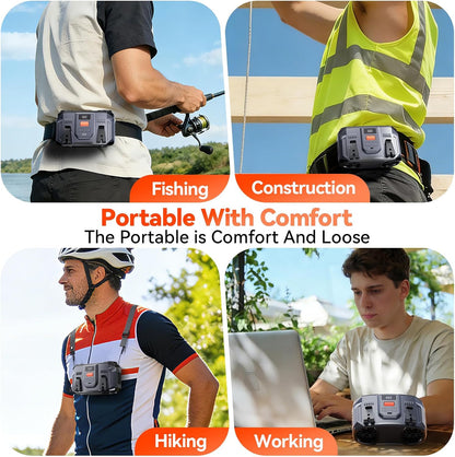 24000mAh Personal Waist Fan
