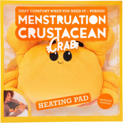 Menstruation Crustacean Lobster by Relatable, Microwavable Heating Pad for Period Cramps, Cuddly Plushies, Great Gift Ideas for Loved Ones of All Ages, Includes 1 Lavender Scented Heating Pad Plushy