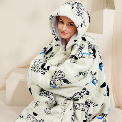 Narecte Cozy Oversized Blanket Hoodie Wearable Blanket Adults Soft Hooded Blanket Hoodie Birthday Gifts for Women Christmas - Colors A