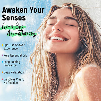 Aromatherapy & Sport Shower Steamers, 24 Pack Shower Bombs with 6 Scents