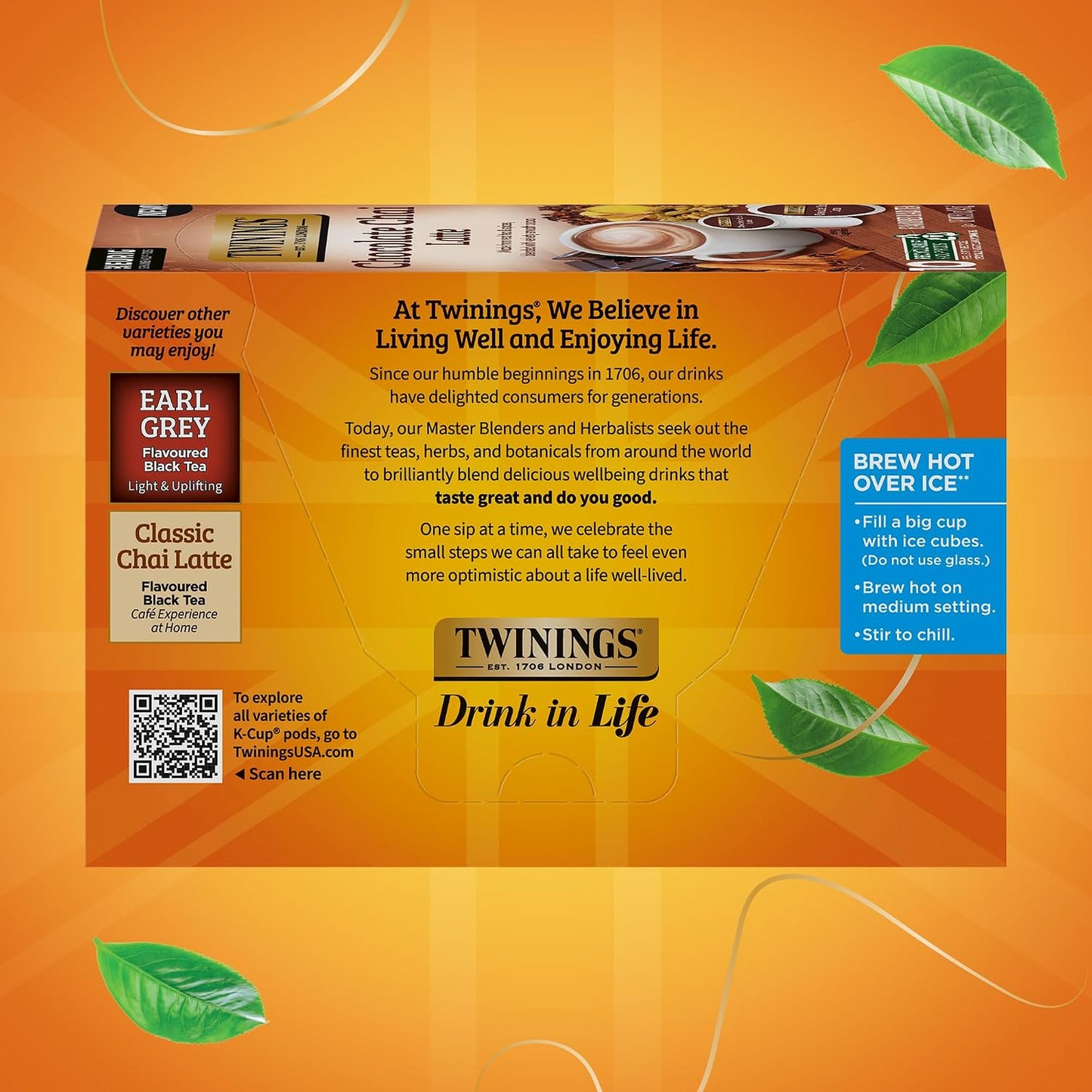 Twinings Pure Peppermint Herbal Tea K-Cup Pods for Keurig, 24 Count (Pack of 1), Made with 100% Pure Peppermint, Naturally Caffeine-Free, Enjoy Hot or Iced