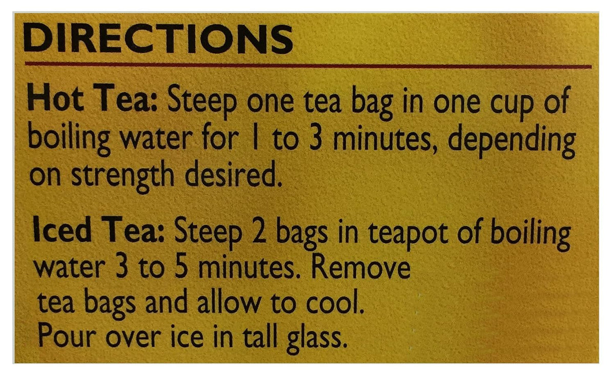 Dynasty 100% Natural Tea 16 Individual Tea Bags Per Pack (Chinese Restaurant, 2 Pack)