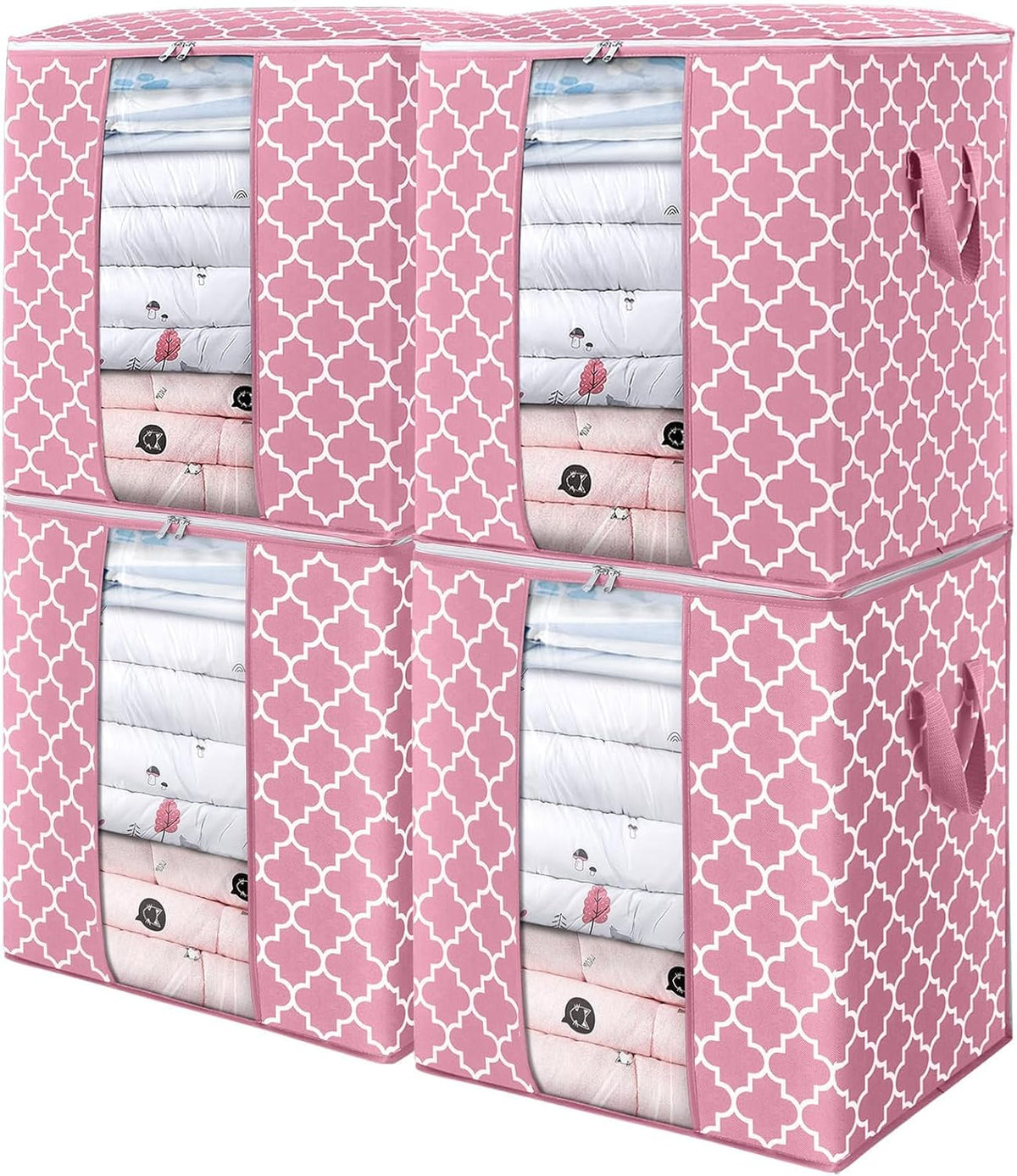 Storage Bags 3 Pack 100L Clothes Organization and Storage Containers