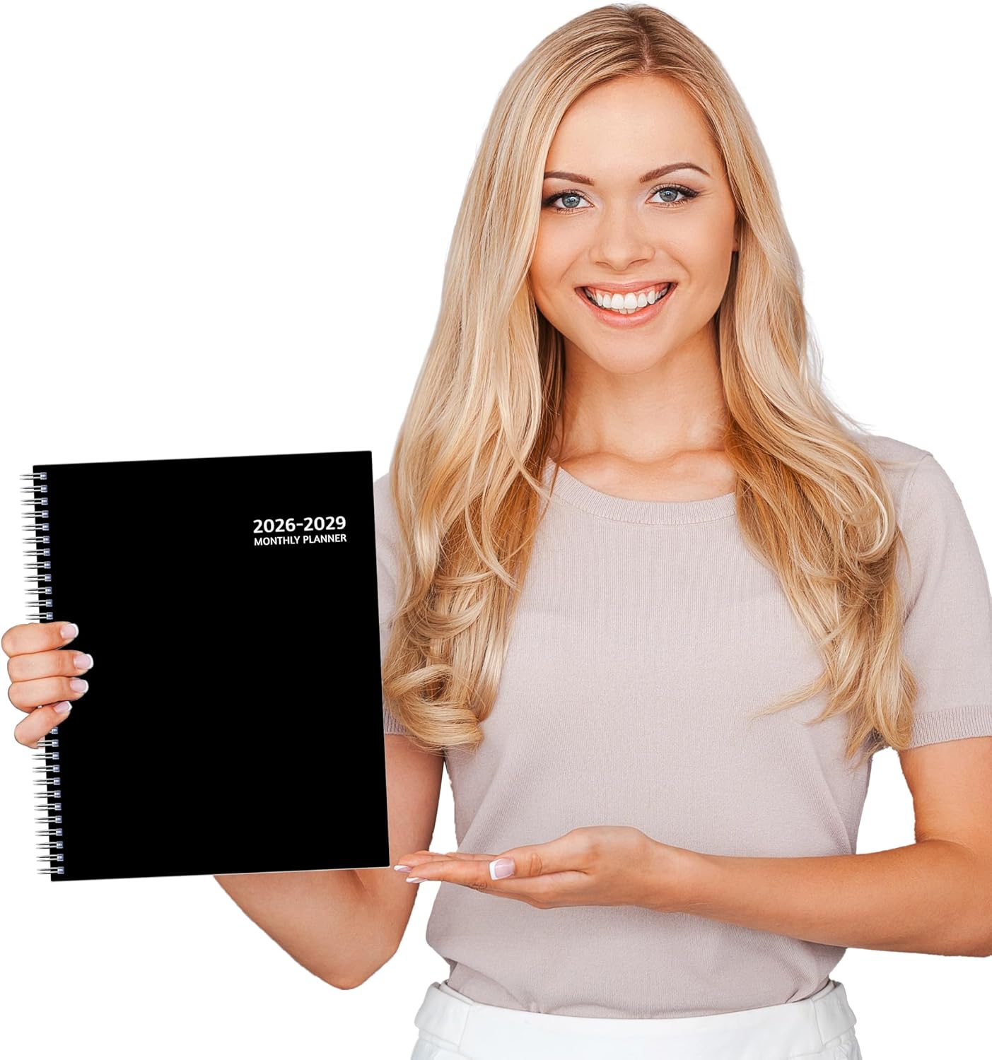 Monthly Planner 2026-2029, 36 Months Calendar Planner 2026-2029 from Jul 2026 – Jun 2029, 8.5'' x 11'' with Ruled Spread, Flexible Cover, Spiral Wirebound, Pocket, Coated Tabs, Notes ＆ Habit Tracker