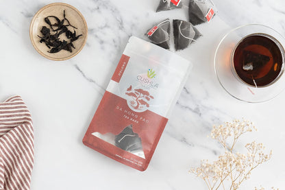 Da Hong Pao Oolong Tea Bags - Fujian Wuyi Rock Oolong Tea Dahongpao Big Red Robe - High Mountain Roasted Wu Long Tea