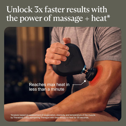 TheraGun Mini (3rd Generation) by Therabody – Ultra-Portable Massage Gun and Travel Essential for Fast, Effective Pain and Tension Relief Anywhere (Black)