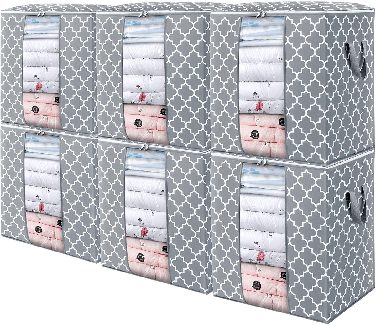 Storage Bags 3 Pack 100L Clothes Organization and Storage Containers