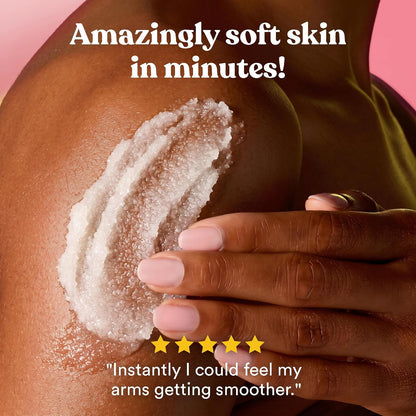 ASUTRA Dead Sea Salt Essential Oil Body Scrub Exfoliator (16 Ounce)