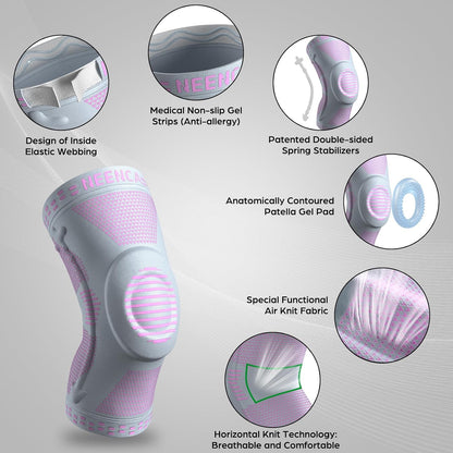 NEENCA Professional Knee Brace, Medical Knee Support for Women & Men Relief