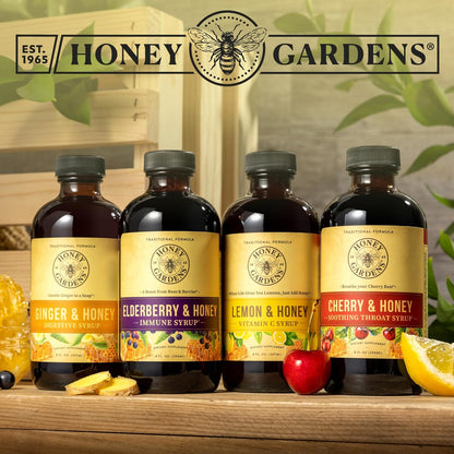 Honey Gardens Elderberry & Honey Immune Syrup, 8 fl oz