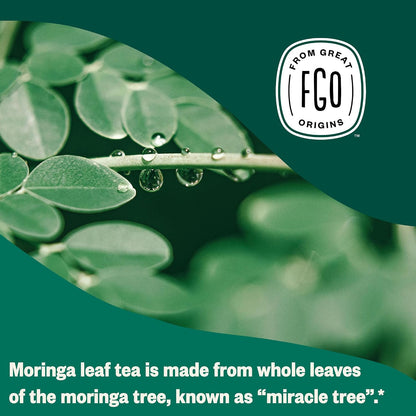 FGO Organic Lemon Balm Tea, 100 Count, Eco-Conscious Herbal Tea Bags, Resealable Bag, Caffeine Free, Packaging May Vary (Pack of 1)