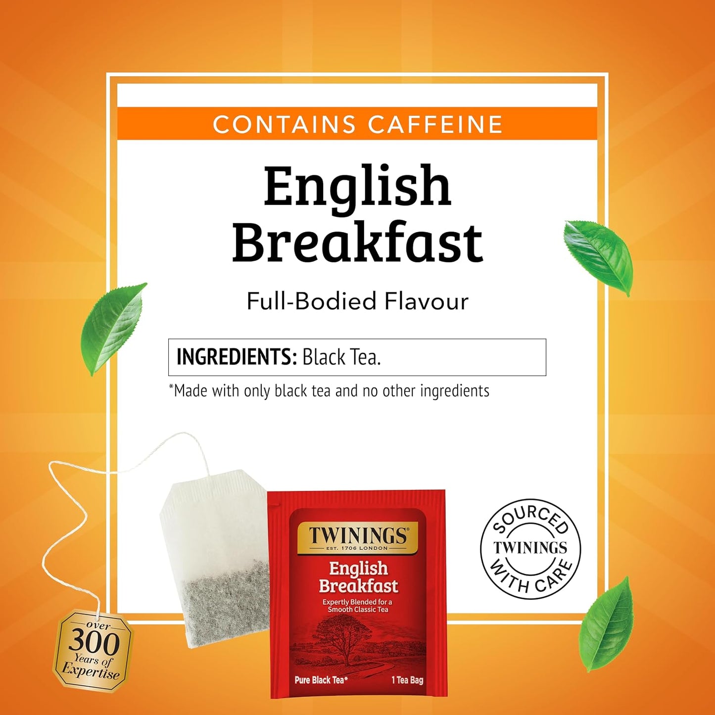 Twinings Camomile, Honey & Vanilla Herbal Tea Individually Wrapped Bags, 20 Count (Pack of 6), Naturally Caffeine-Free, Enjoy Hot or Iced, 120 Teabags