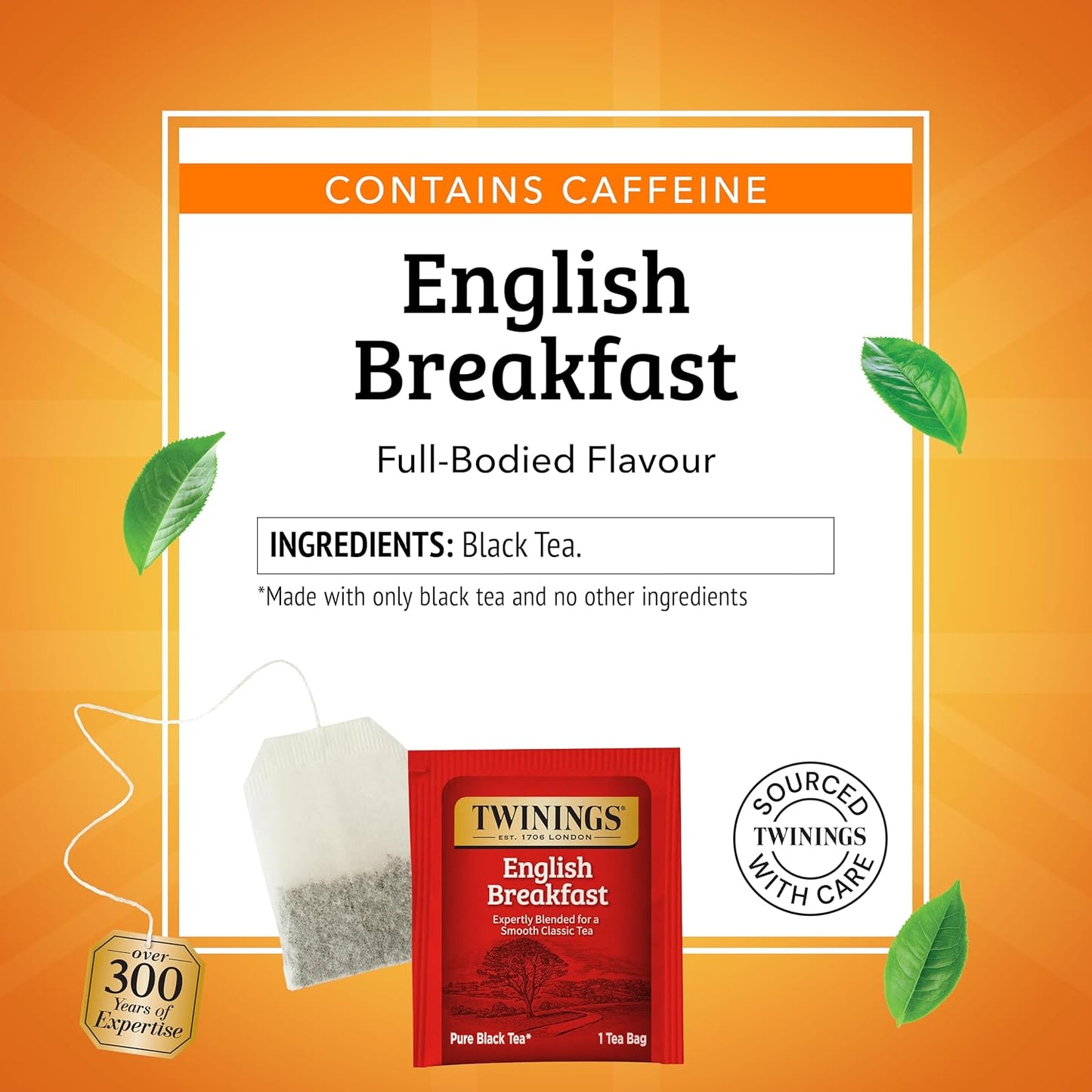 Twinings Pure Camomile Herbal Tea Individually Wrapped Bags, 100 Count (Pack of 1), Delicate for Pure Relaxation, Naturally Caffeine-Free, Enjoy Hot or Iced, 100 Teabags