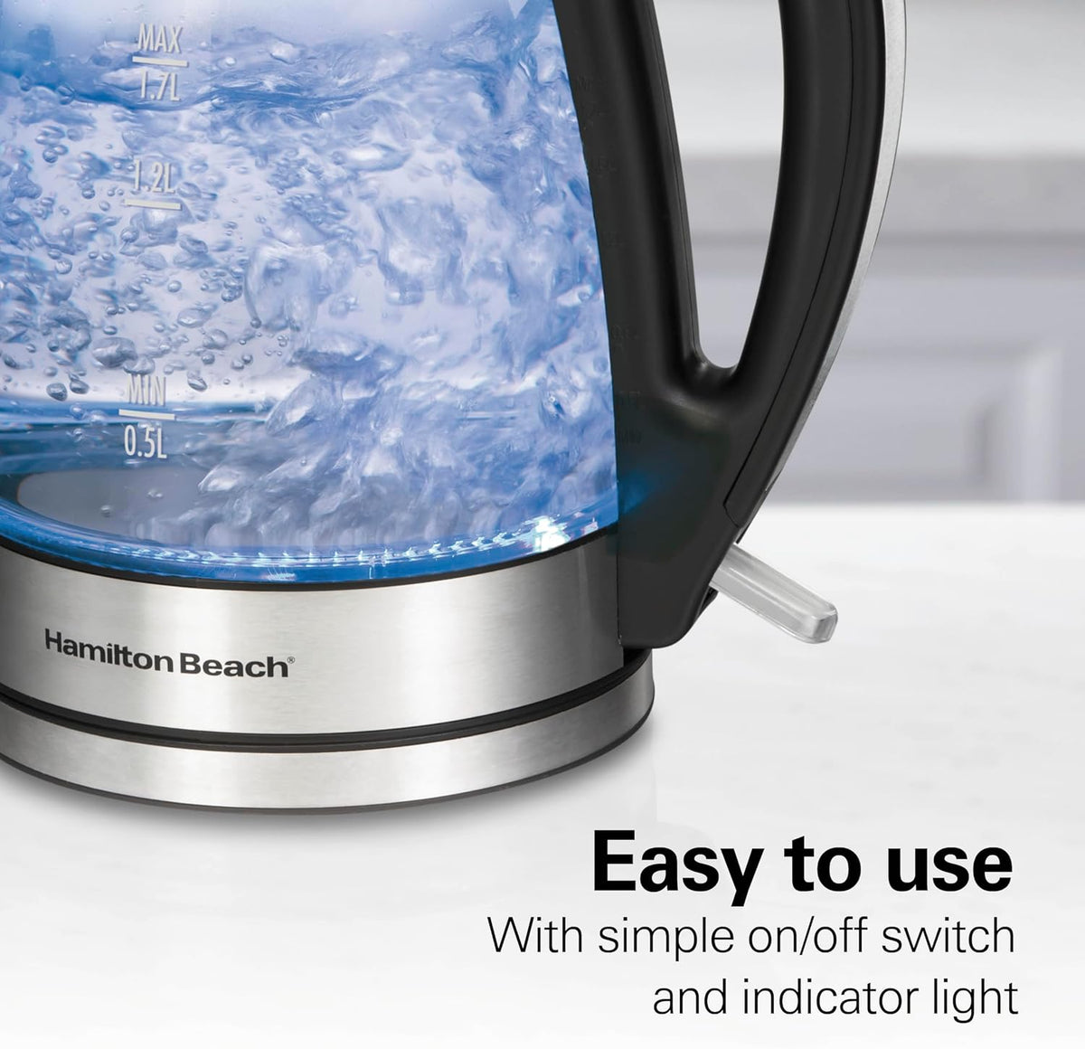 Hamilton Beach 1.8 Liter Electric Tea Kettle, Water Boiler & Heater