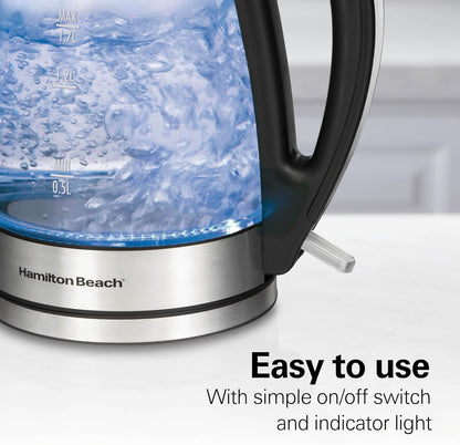 Hamilton Beach 1.8 Liter Electric Tea Kettle, Water Boiler & Heater