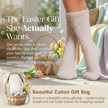 Unboxme Gifts Warm & Cozy Ultra-Luxe Cloud Sock, Gift for Women & Men
