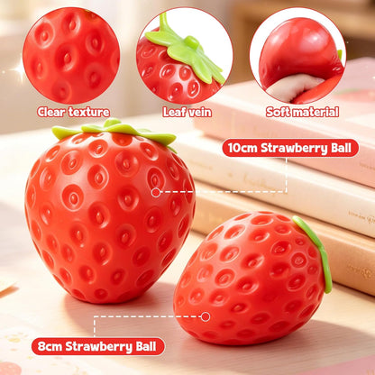 3Pcs Textured Stress Balls, Soft Sensory Fidget Toys Ball for Adults Kids