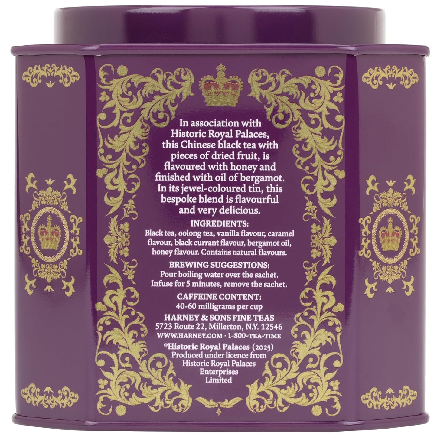 Harney & Sons Victorian London Fog Tea, Black & Oolong Tea with Vanilla, Citrus & Lavender, 30 Sachets