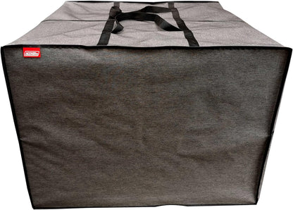 Outdoor Square Cushion/Cover Storage Bag, Protective Zippered Storage Bags with Handles, 32''L x 32''W x 24''H Black