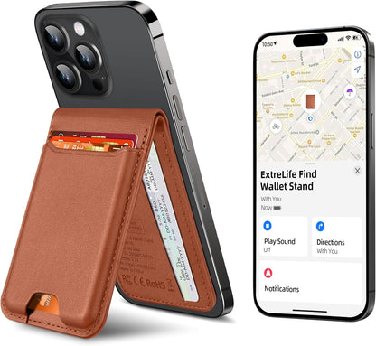 ExtreLife for Magsafe Wallet, Works with Apple Find My, 6 Cards Holder