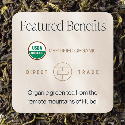Rishi Tea Jasmine Organic Chinese Green Loose Leaf Tea, Caffeinated, 1lb