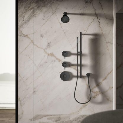 KOHLER 33631-Y-BN Cinq Round Single-Function Filtered Showerhead, Five-Layer Filtration, 2.5 GPM, Full Coverage Spray, Premium Durable Material, Vibrant Brushed Nickel